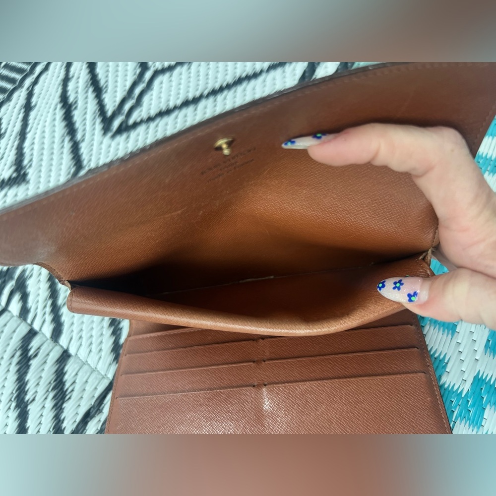 Louis Vuitton Brown Monogram Sarah Wallet Full Inclusion - Picture 7 of 9